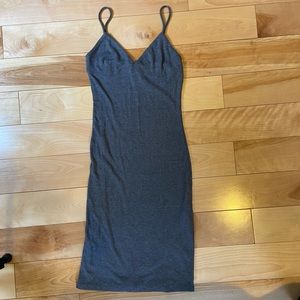grey bodycon dress